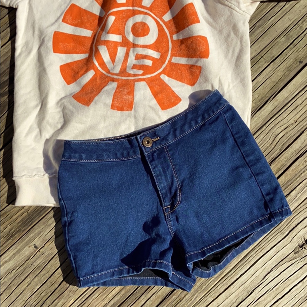 Bullhead Denim High Rise Short Short